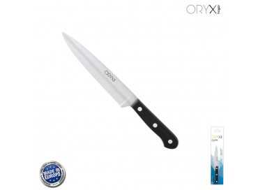 Cuchillo Grenoble Cocina Hoja Acero Inoxidable 17 cm. Negro