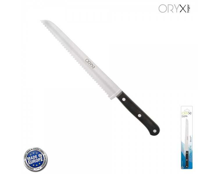 Cuchillo Grenoble Panero Hoja Acero Inoxidable 20 cm. Negro