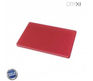 Tabla Cortar Polietileno 30x20x1,5 cm.  Color Rojo