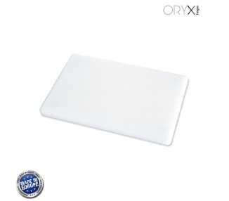 Tabla Cortar Polietileno 30x20x1,5 cm.  Color Blanco