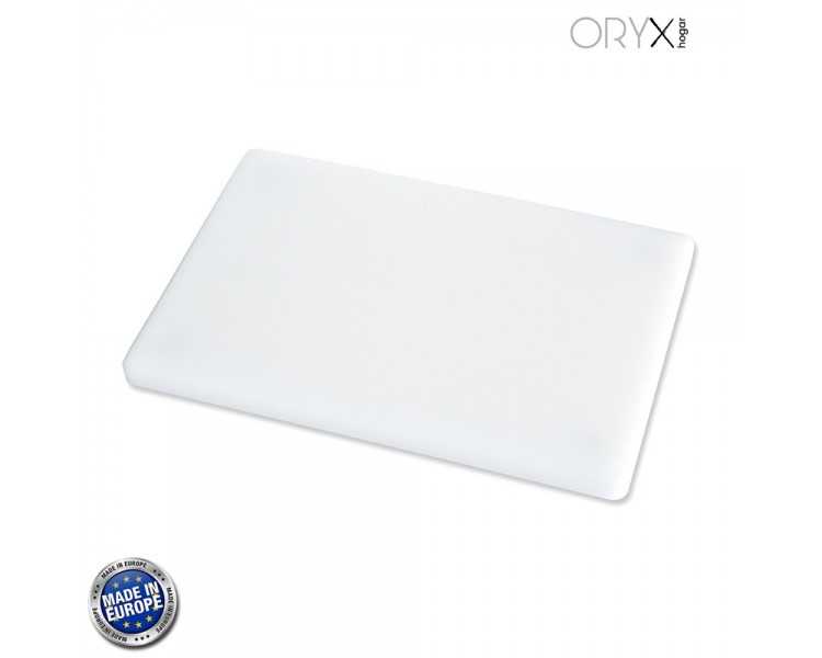 Tabla Cortar Polietileno 35x25x1,5 cm.  Color  Blanco