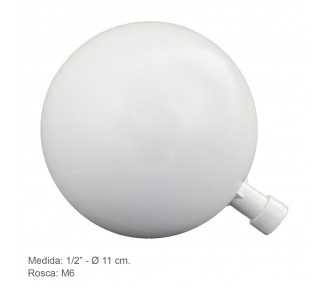 Boya plastico 1/2" x 11 Ø cm. rosca M6.