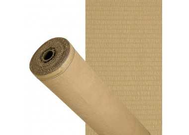 Malla Sombreo 90%, Rollo 1,5 x 50 metros, Reduce Radiación, Protección Jardín y Terraza, Regula Temperatura, Color Beige
