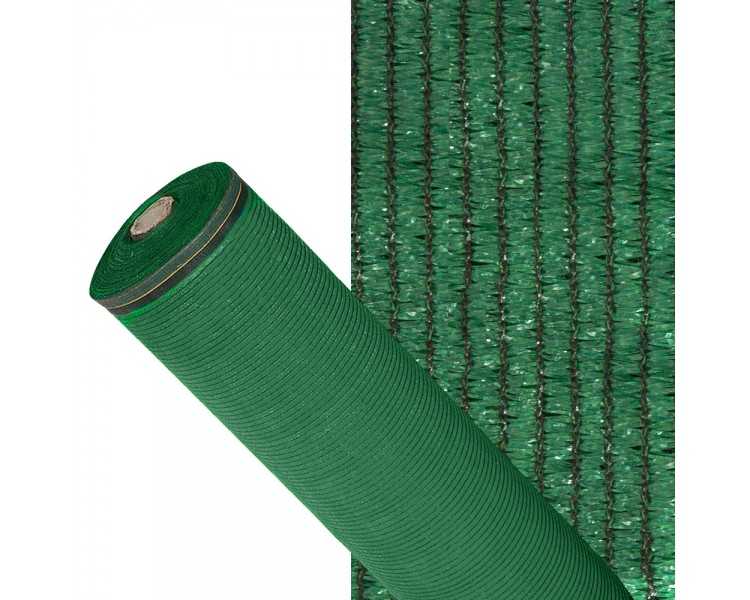 Malla Sombreo 90%, Rollo 1,5 x 50 metros, Reduce Radiación, Protección Jardín y Terraza, Regula Temperatura, Color Verde Claro