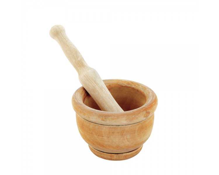 Mortero Madera Cocina Oryx Ø 14 cm