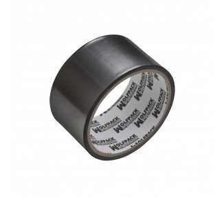 Cinta Adhesiva Aluminio Negro 48 mm. x  5 m. 66 micras