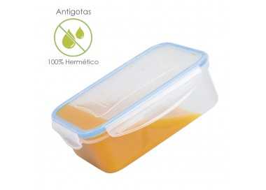 Recipiente Hermetico Plastico Redondo 1.600 ml.  Ø 12 x 24 (Alt.) cm.