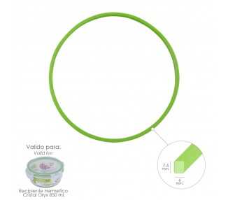 Anillo Silicona Para Recipiente Hermetico Cristal Redondo  850 ml.