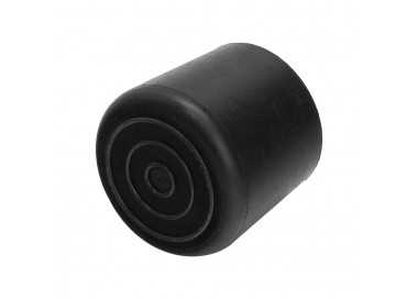 Taco Goma Andador Negro Ø 22mm Con Arandela Interior Bolsa 50 Unidades