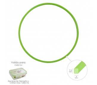 Anillo Silicona Para Recipiente Hermetico Cristal Rectangular 1.200 ml.
