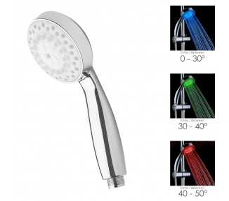 Maneral Ducha Led Indicador Temperatura Ø 11 cm.