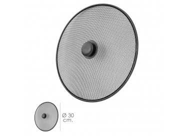 Tapa Anti Salpicaduras Sarten Acero Ø 30 cm. Negro.