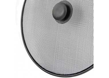 Tapa Anti Salpicaduras Sarten Acero Ø 30 cm. Negro.