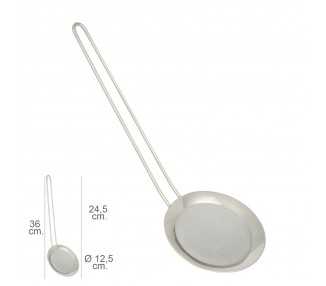 Espumadera Malla Acero inoxidable Ø 12,5 cm. Con Mango 24,5 cm.