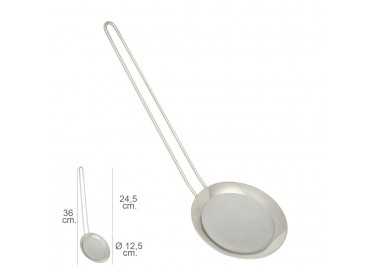 Espumadera Malla Acero inoxidable Ø 12,5 cm. Con Mango 24,5 cm.