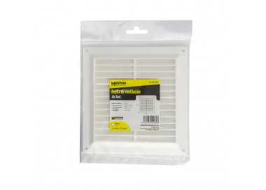 Rejilla Plastico Sobreponer Con Malla Posterior 17x17 cm.