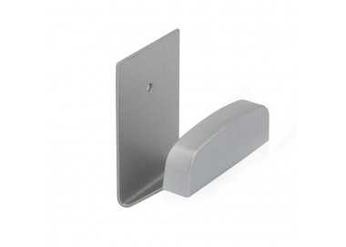 Colgador Percha Adhesivo Acero Inoxidable Color Gris