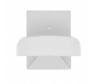 Colgador Percha Adhesivo Acero Inoxidable Color Blanco