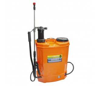 Sulfatadora Electrica A Bateria Doble Uso Bateria o Manual, Con Bateria Recargable 12 V / 8 Amperios