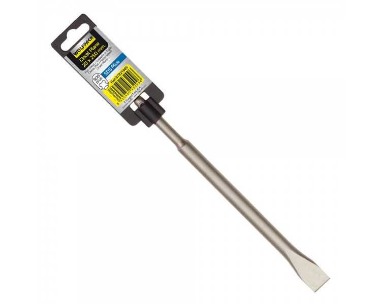 Cincel Martillo SDS PLUS Plano 20x250 mm.