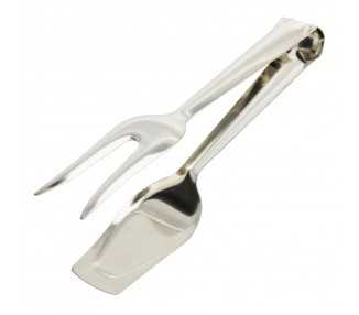 Pinzas Para Servir Acero Inoxidable  21 cm. Ideal para la cocina, servir ensaladas, servir carnes, pescados, etc.