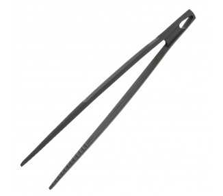 Pinzas De Cocina, Color Negro, Fabricadas en Nylon, 30cm.