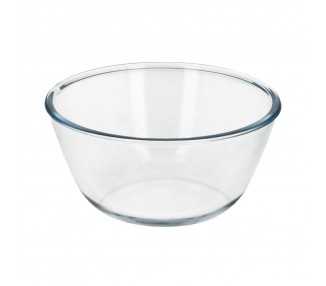 Bol De Cristal, Ideal Para Mezclas. 1.5 Litros. Libre BPA, Cristal De Borosilicato.Ensaladas, Postres, Cocina, Resposteria