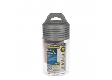 Corona Diamante Para Amoladora Ø 40 mm. Conexión Rosca M14. Corte Seco