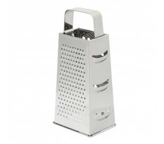 Rallador Acero Inoxidable, 4 Cortes Diferentes, Vertical.