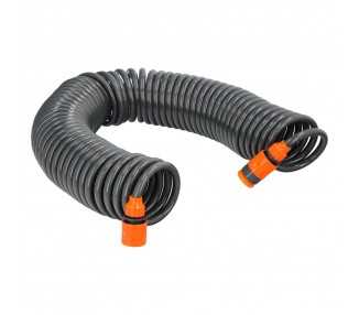 Manguera  Extensible Espiral Autoenroscable Para Riego Jardin Con Conectores 15 Metros