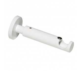 Soporte Zirconio Extensible Para barras Ø 20 mm. Acabado Blanco