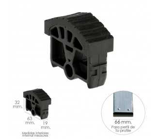 Contera Para Escalera Pronor 2 Tramos Con 10+10 Peldaños ( Perfil 66 mm.)