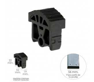 Contera Para Escalera Pronor 2 Tramos Con 8+8 Peldaños ( Perfil 55 mm.)