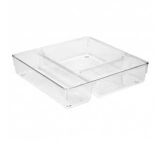 Organizador de Plastico Para Cajones "System Nº1"  23x23x5 cm.