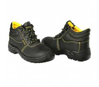 Botas Seguridad S3 Piel Negra Wolfpack  Nº 42 Vestuario Laboral,calzado Seguridad, Botas Trabajo. (Par)