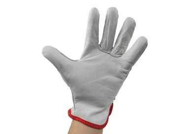 Guantes Trabajo Piel FLOR 8" C/Colgador (Par)