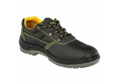 Zapatos Seguridad S3 Piel Negra Wolfpack  Nº 39 Vestuario Laboral,calzado Seguridad, Botas Trabajo. (Par)