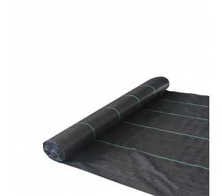 Malla Antihierbas (Rollo 0,9x10 Metros) Malla Anti Maleza, Malla Geotextil Jardin, Tela Anti Hierbas Jardin,