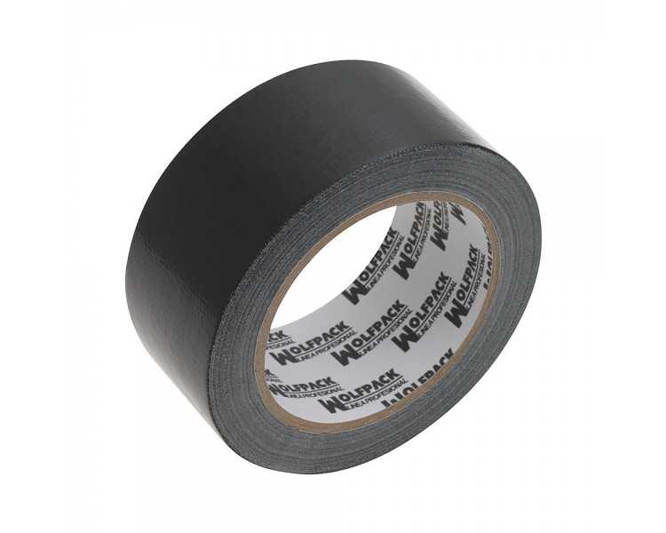 Cinta Americana "Muscle" Color Negro 48 mm. x 10 mertos. Super Resistente, Sellar, Reparar, Unir, Fijar, Sujetar, Empaquetar.
