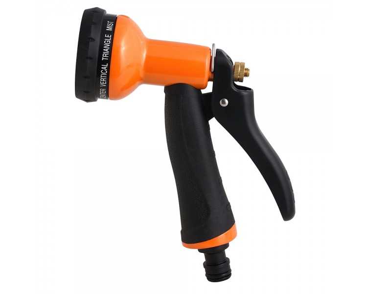 Pistola Riego Jardin Manguera Metal Soft-Touch 10 Posiciones