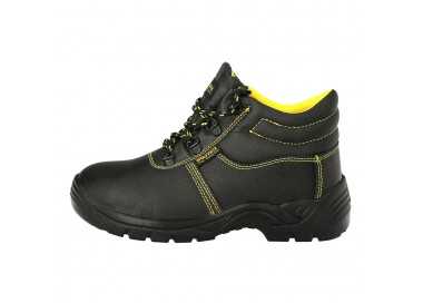Botas Seguridad S3 Piel Negra Wolfpack  Nº 36 Vestuario Laboral,calzado Seguridad, Botas Trabajo. (Par)
