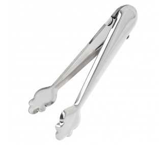 Pinzas Para Hielo de Acero Inoxidable Con Muelle de Apertura Automatica. Longitud 19 cm.