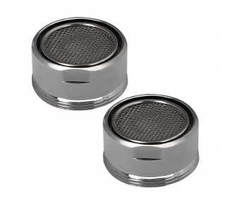 Atomizador Grifos / Monomando M28  (2 piezas) Filtro Aireador Grifo, Economizador de Agua, Difusor Grifo, Aireador Economizador