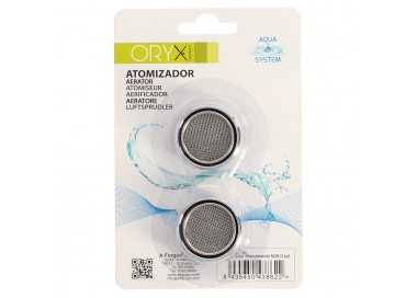 Atomizador Grifos / Monomando M28  (2 piezas) Filtro Aireador Grifo, Economizador de Agua, Difusor Grifo, Aireador Economizador