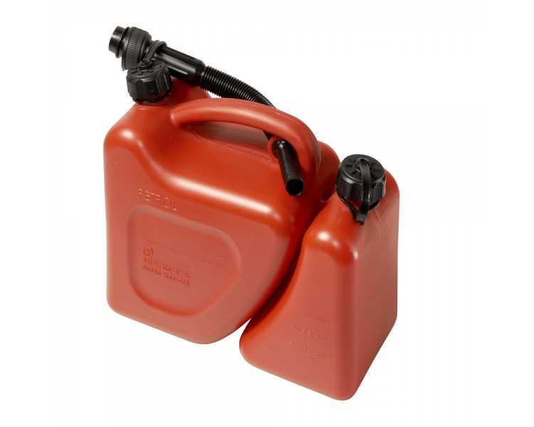 Bidon Gasolina Doble. Capacidad 5 + 2 Litros Homologado "UN" Con Canula