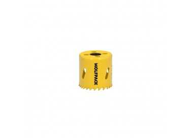 Corona Sierra Bimetal Ø 43 mm. Templado Termico, Base Reforzada. Corona Madera, Broca Agujeros Madera, Acero, Hierro, Plasticos