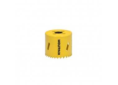 Corona Sierra Bimetal Ø 54 mm. Templado Termico, Base Reforzada. Corona Madera, Broca Agujeros Madera, Acero, Hierro, Plasticos