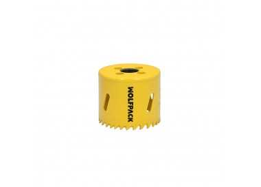 Corona Sierra Bimetal Ø 57 mm. Templado Termico, Base Reforzada. Corona Madera, Broca Agujeros Madera, Acero, Hierro, Plasticos