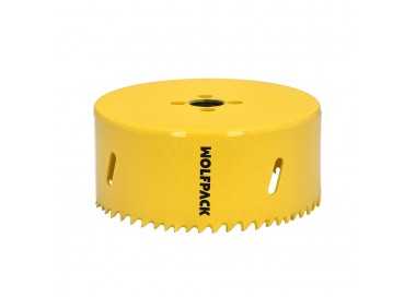 Corona Sierra Bimetal Ø 105 mm. Templado Termico, Base Reforzada. Corona Madera, Broca Agujeros Madera, Acero, Hierro, Plasticos
