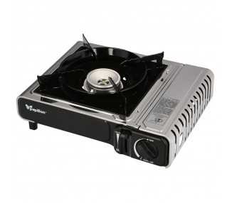 Cocina Gas Inoxidable A Cartucho Con Maletin, Cocina Portatil, Cartuchos Gas 230 gramos. Certificacion EN 17476/2021